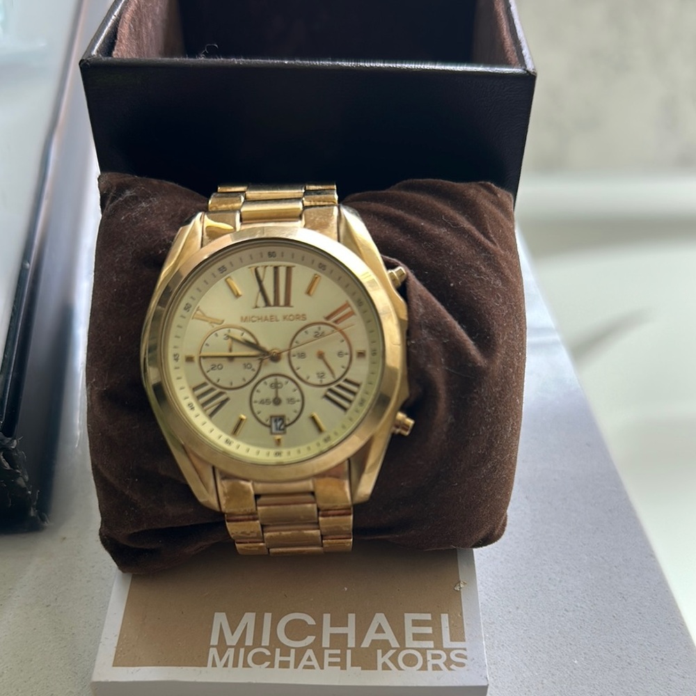 Michael Kors Gold Chronograph Watch